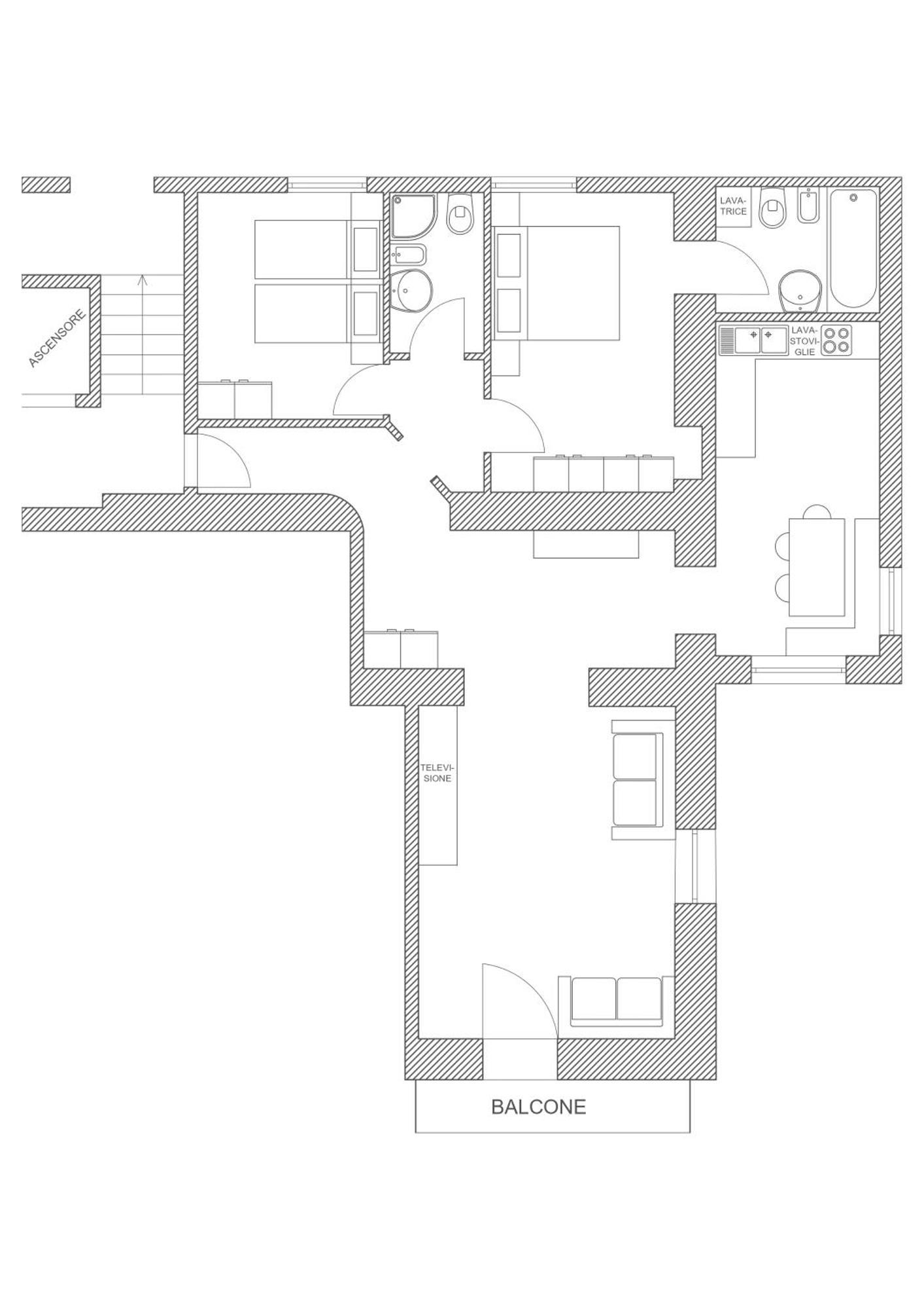 San Cristoforo Lägenhet Canazei Exteriör bild